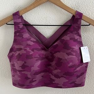 NWT Lululemon Enlite Bra Weave Purple Camo Sports Bra 36D